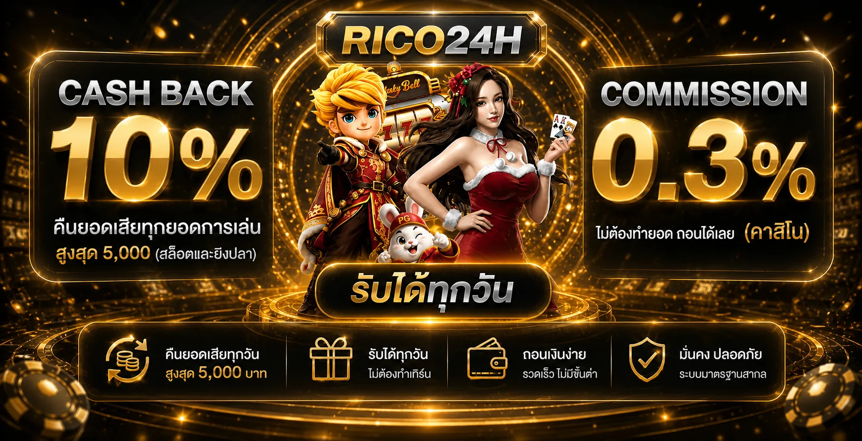 RICO24H เว็บตรง ทางเข้า สมัคร ฝากถอน และทดลองเล่น