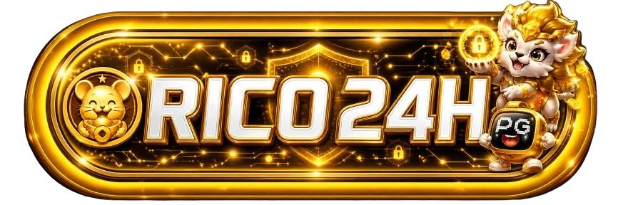 ป้ายเข้าสู่ระบบ RICO24H โทนดำทอง
